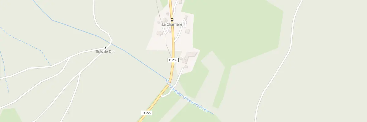 Plan du 5055 Tielet et Charriere à Hurtières