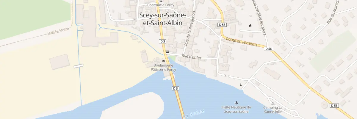 Plan du 2 Rue d’Enfer à Scey-sur-Saône-et-Saint-Albin