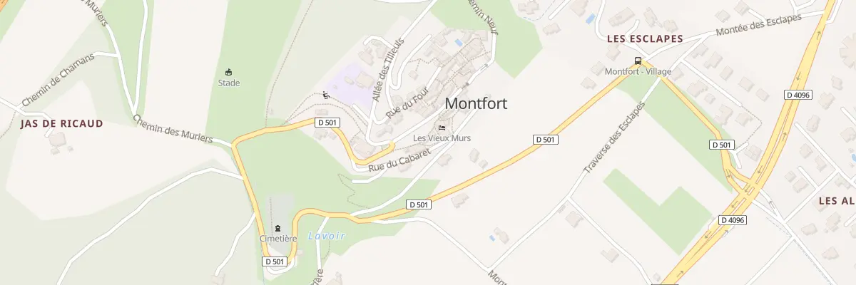Plan du 5057 Le Village à Montfort