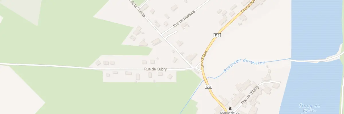 Plan du 2A Rue de Cubry à Vy-le-Ferroux