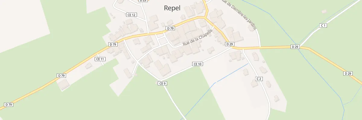 Plan du 119 Rue de la Chapelle à Repel