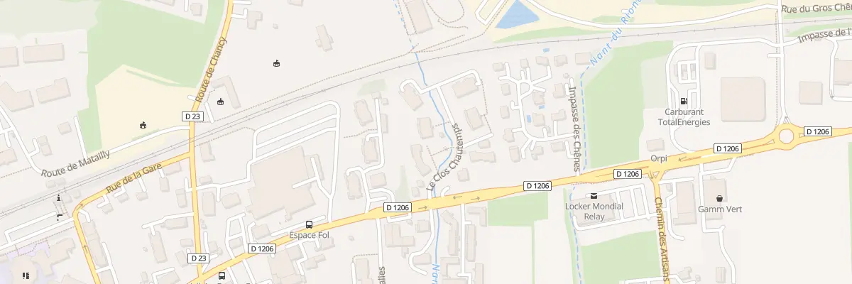Plan du 401 Rte de St Julien en Genevois à Valleiry