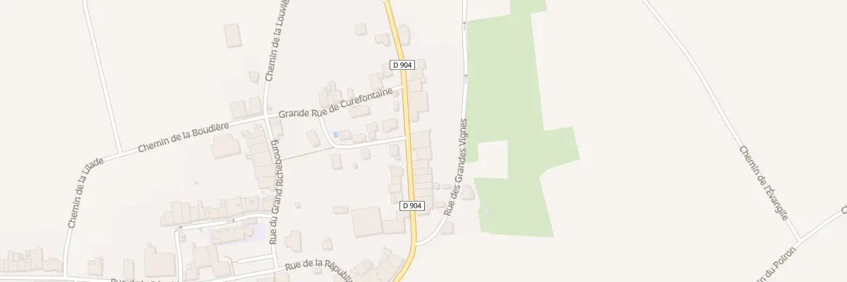 Plan du 22 Rue du Haut Chemin à Crépey