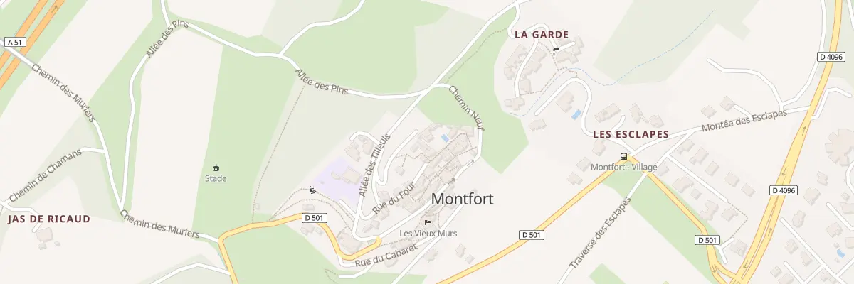Plan du 5029 Le Village à Montfort