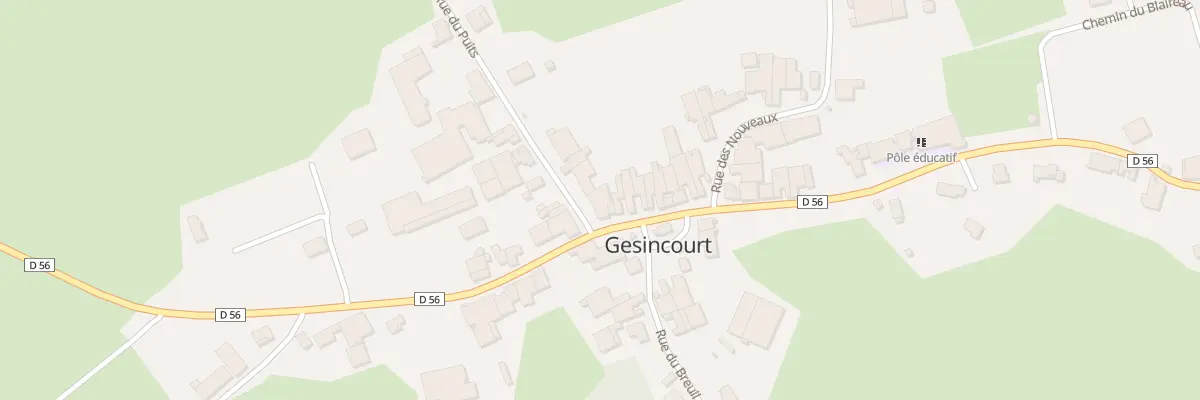 Plan du 3 Gr Grande Rue à Aboncourt-Gesincourt