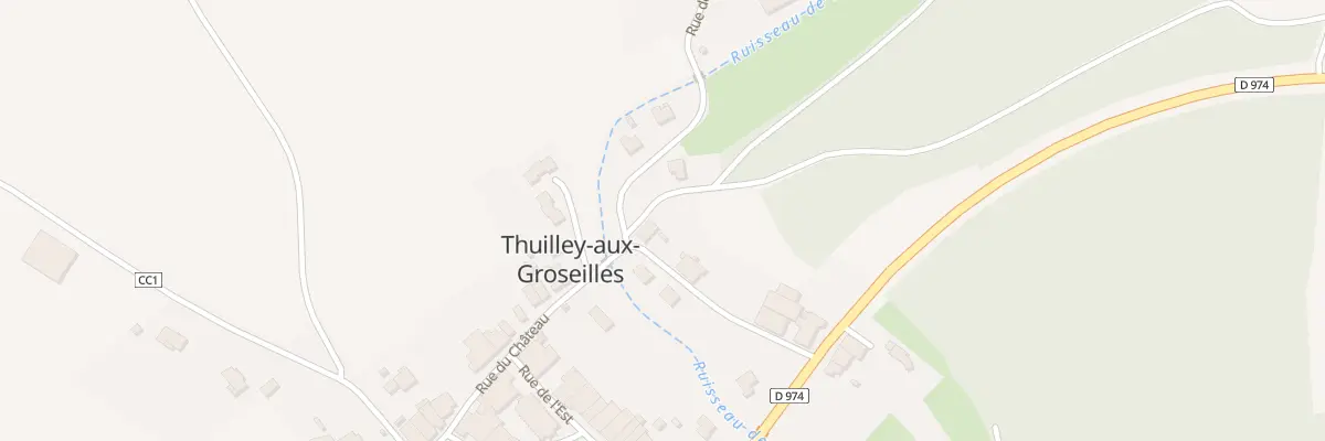 Plan du 5002 Rue du Château à Thuilley-aux-Groseilles