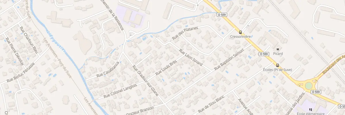 Plan du 105 Rue Louis Bres à Toulon