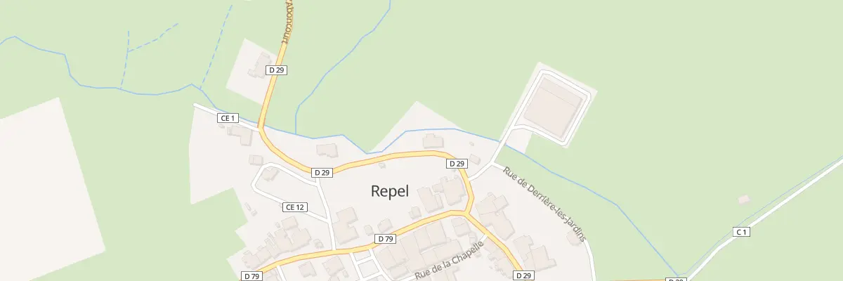 Plan du 66 Derrière les Jardins à Repel