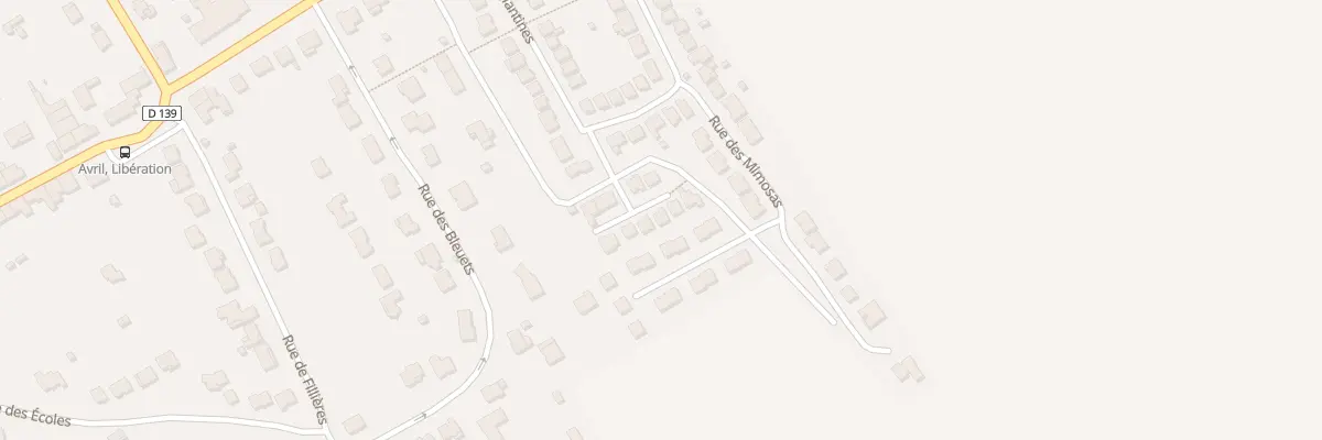Plan du 10 Rue des Ancolies à Avril
