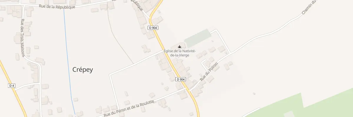 Plan du 7 Rue de l’Eglise à Crépey