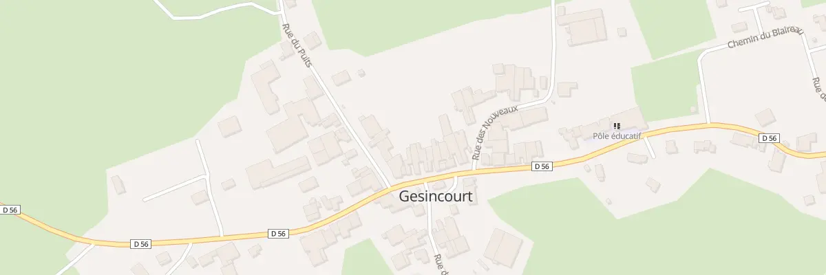 Plan du 7 Gr Grande Rue à Aboncourt-Gesincourt