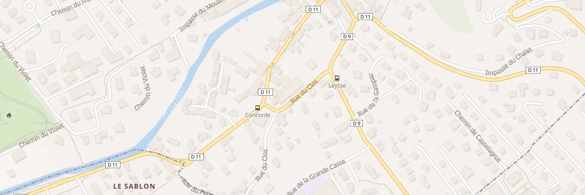 Plan du 72 Rue du Clos à Saint-Alban-Leysse