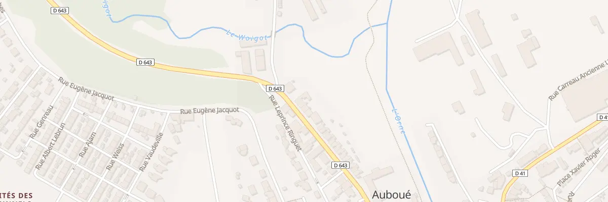 Plan du 56 Rue Col Fabien à Auboué