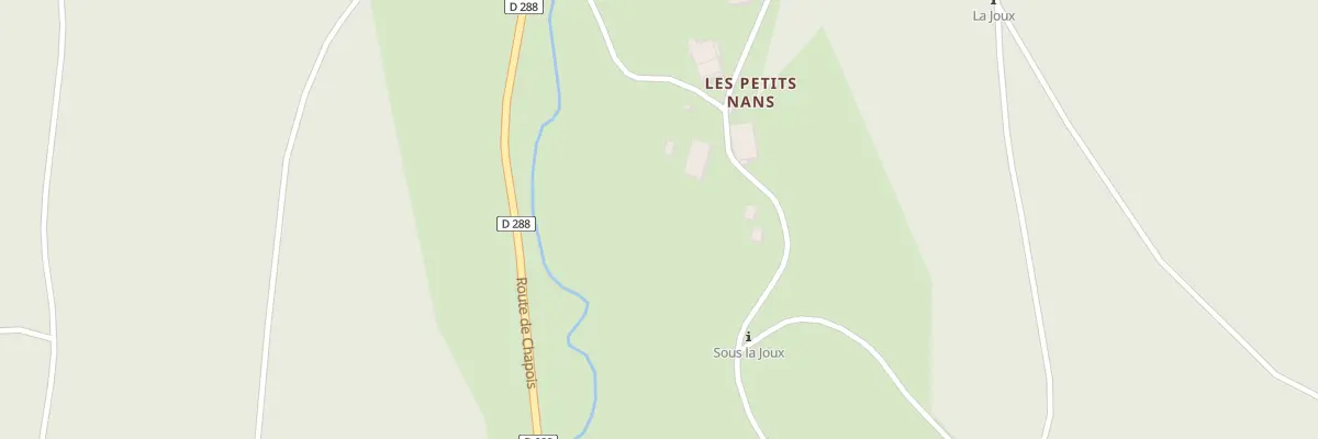 Plan du 1 Les Petits Nans aux Nans