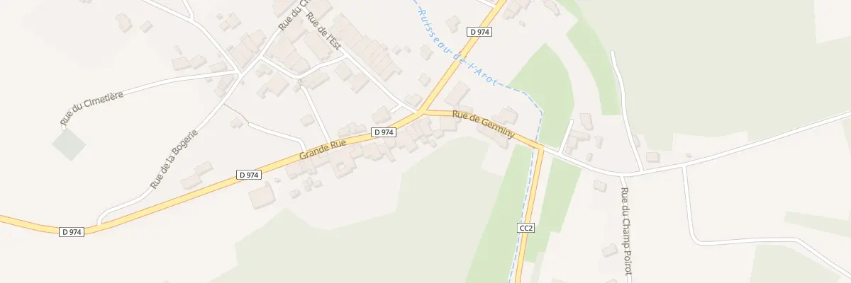 Plan du 3 Gr Grande Rue à Thuilley-aux-Groseilles