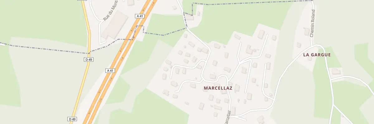 Plan du 75 Imp de la Prairie à Entrelacs