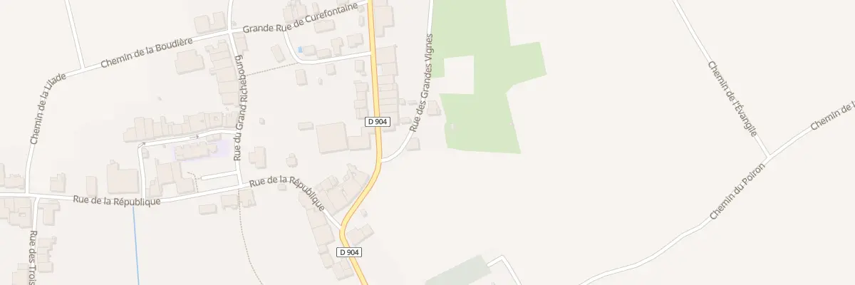 Plan du 2 Rue des Grandes Vignes à Crépey