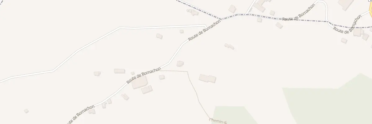 Plan du 1270 Rte de Bornachon à Thusy