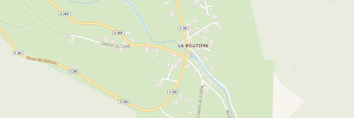 Plan du 5328 Rte de l’Envers à Laval-en-Belledonne