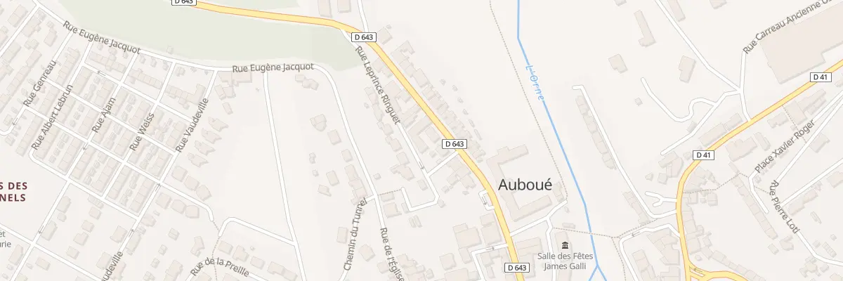Plan du 25A Rue Col Fabien à Auboué