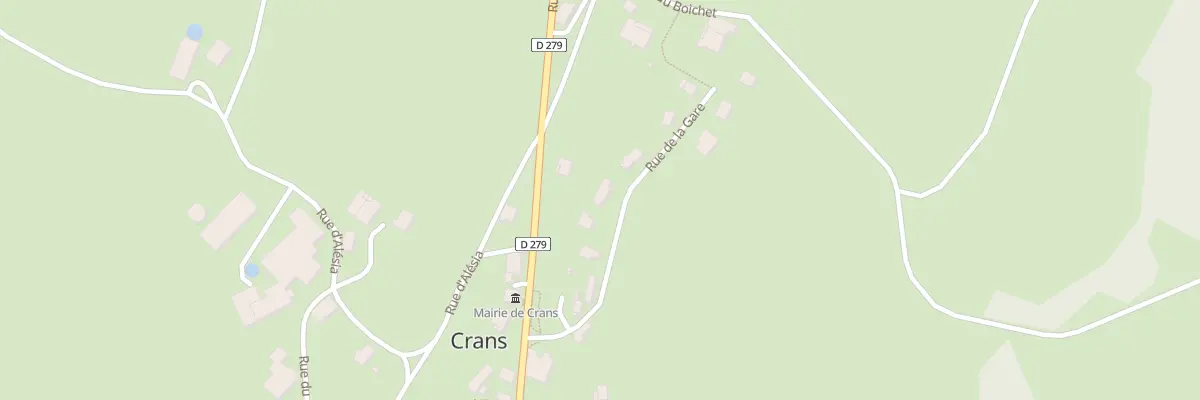 Plan du 158 Rue de la Gare à Crans