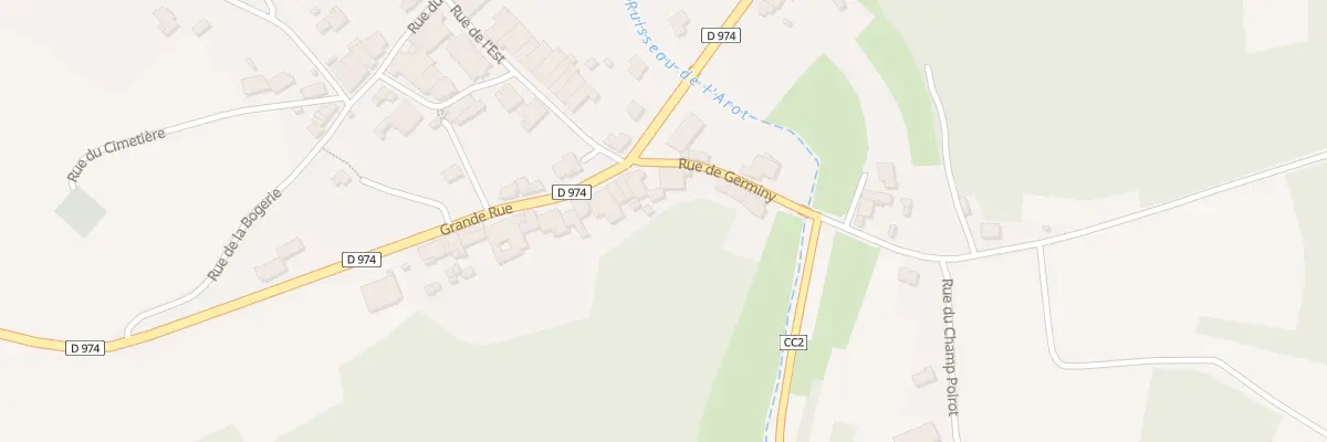 Plan du 1 Gr Grande Rue à Thuilley-aux-Groseilles