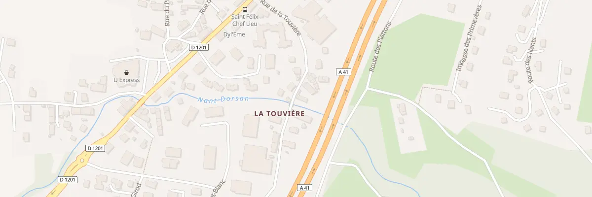 Plan du 201 Rue de la Touvière à Saint-Félix