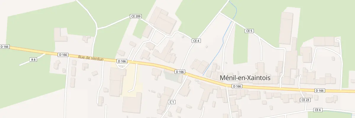 Plan du 680 Rue de Verdun à Ménil-en-Xaintois