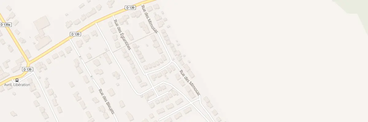 Plan du 21 Rue des Mimosas à Avril