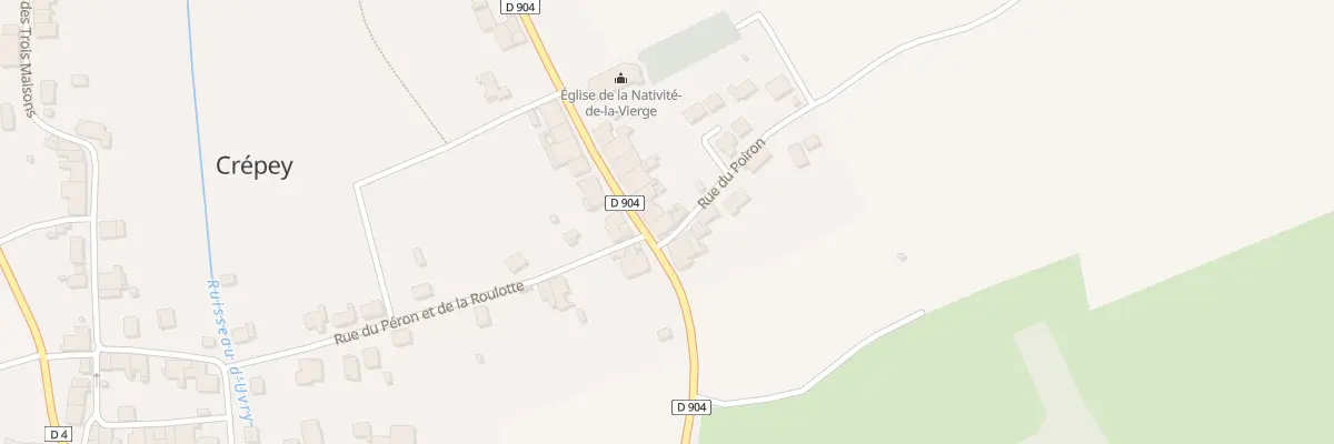 Plan du 21 Rue de l’Eglise à Crépey