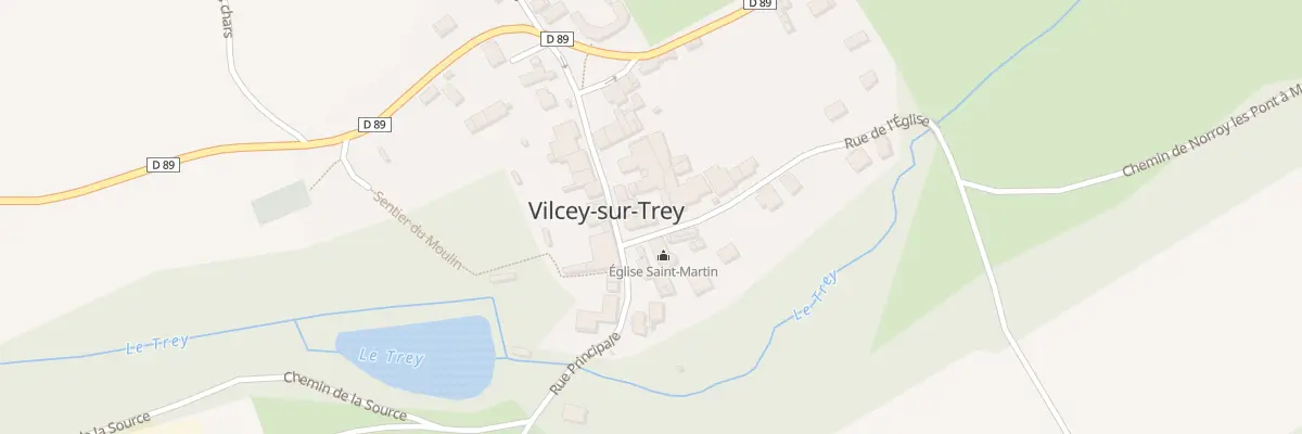 Plan du 5024 Rue de l’Eglise à Vilcey-sur-Trey