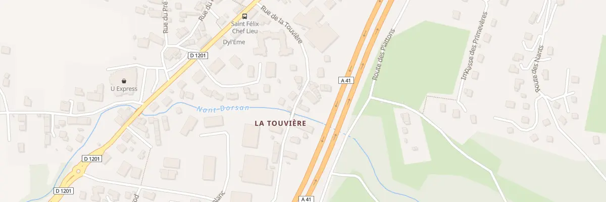 Plan du 195 Rue de la Touvière à Saint-Félix