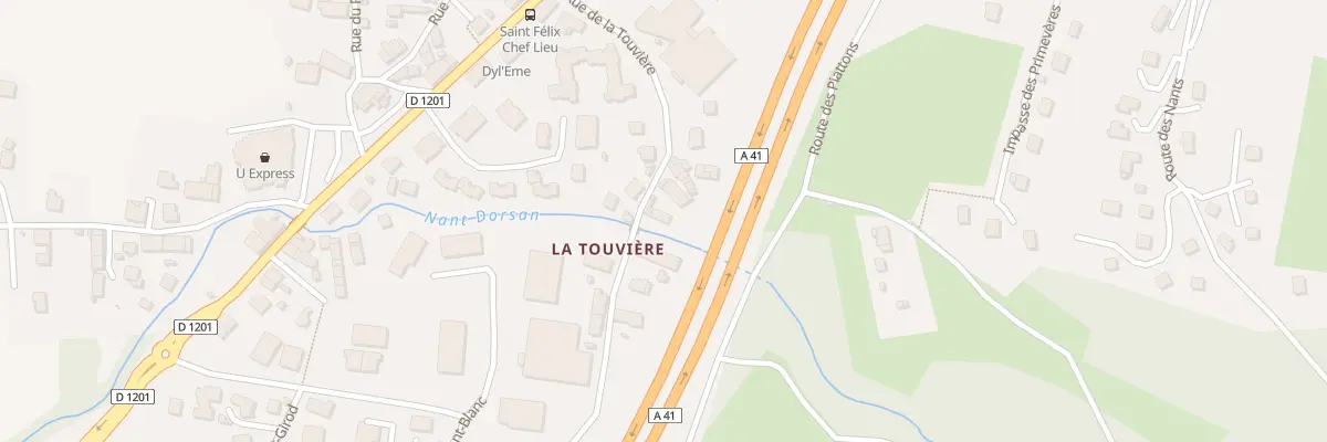 Plan du 201A Rue de la Touvière à Saint-Félix