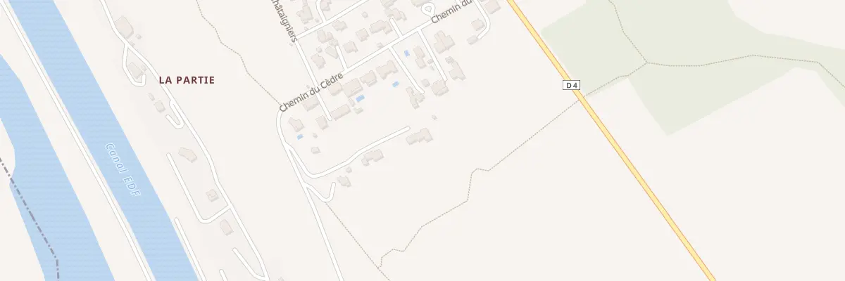 Plan du 409 Che du Cèdre à Salignac