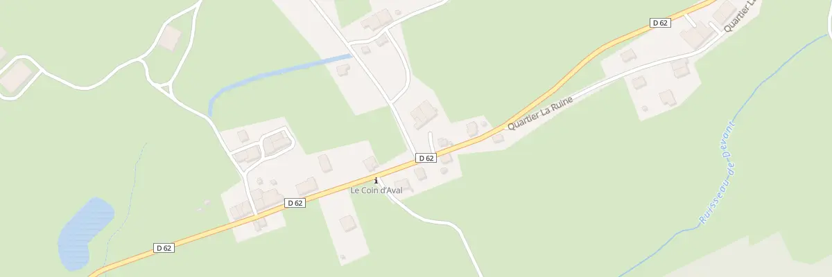 Plan du 54 Le Coin d’Aval à Fort-du-Plasne
