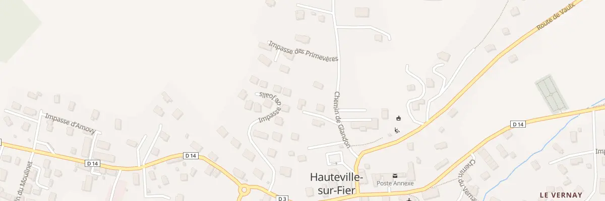 Plan du 71 Che de Glandon à Hauteville-sur-Fier