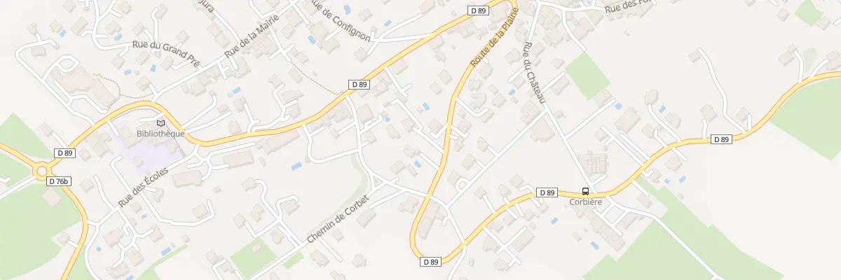 Plan du 190 Rte de la Plaine à Challex