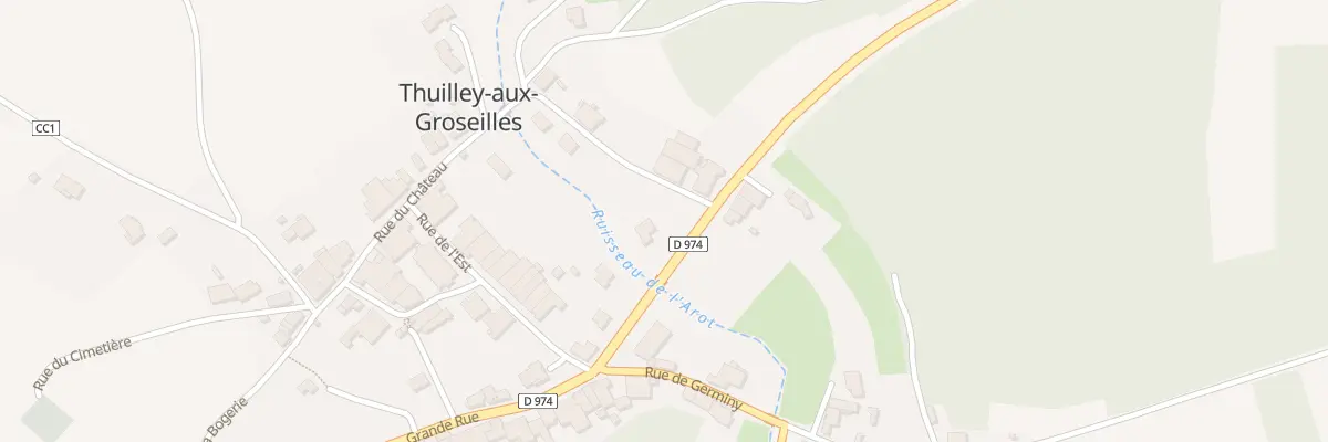 Plan du 2 Rue de la Prairie à Thuilley-aux-Groseilles