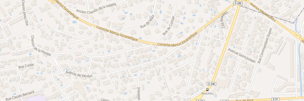 Plan du 262 Rue de Saint-Quentin à Toulon
