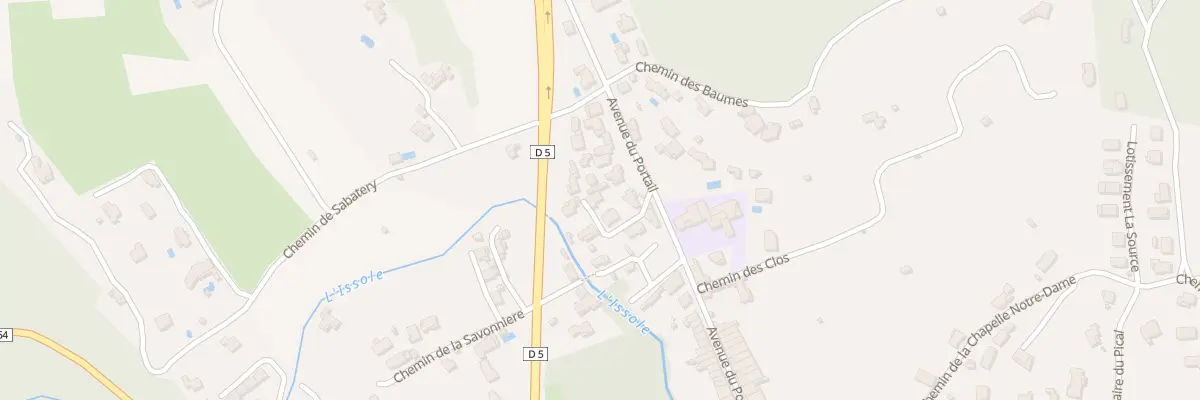 Plan du 5270 Les Aires à La Roquebrussanne