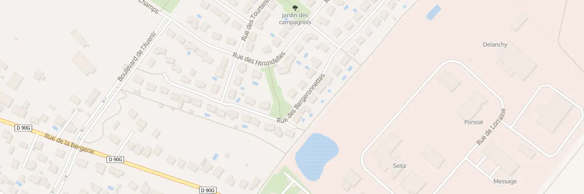 Plan du 12 Rue des Bergeronnettes à Gondreville