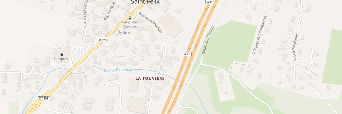 Plan du 167 Rue de la Touvière à Saint-Félix