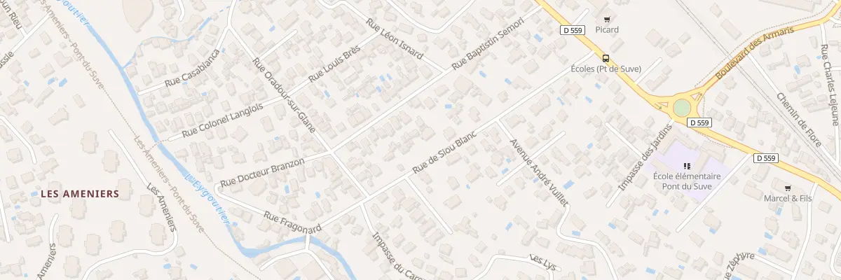 Plan du 248 Rue de Siou Blanc à Toulon