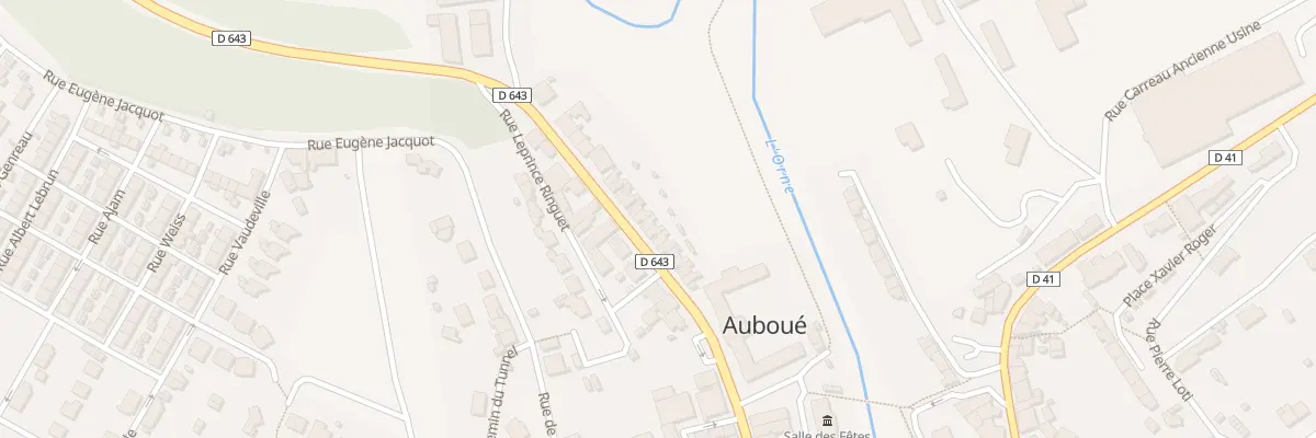Plan du 36 Rue Col Fabien à Auboué
