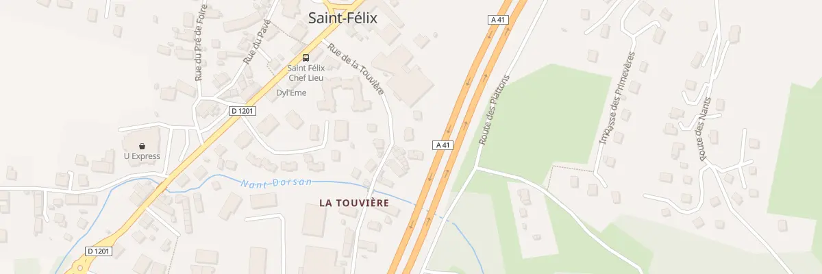 Plan du 151 Rue de la Touvière à Saint-Félix