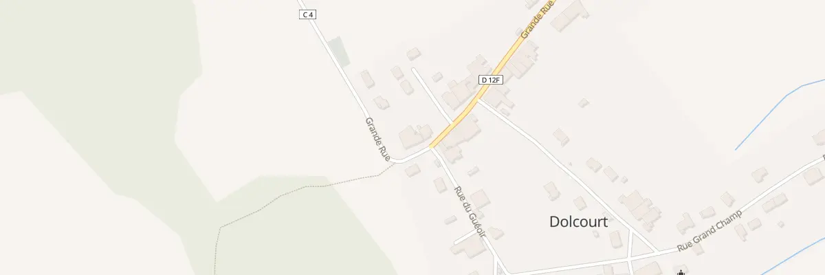 Plan du 24 Gr Grande Rue à Dolcourt