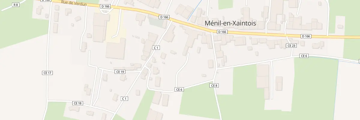 Plan du 573 Rue de Verdun à Ménil-en-Xaintois