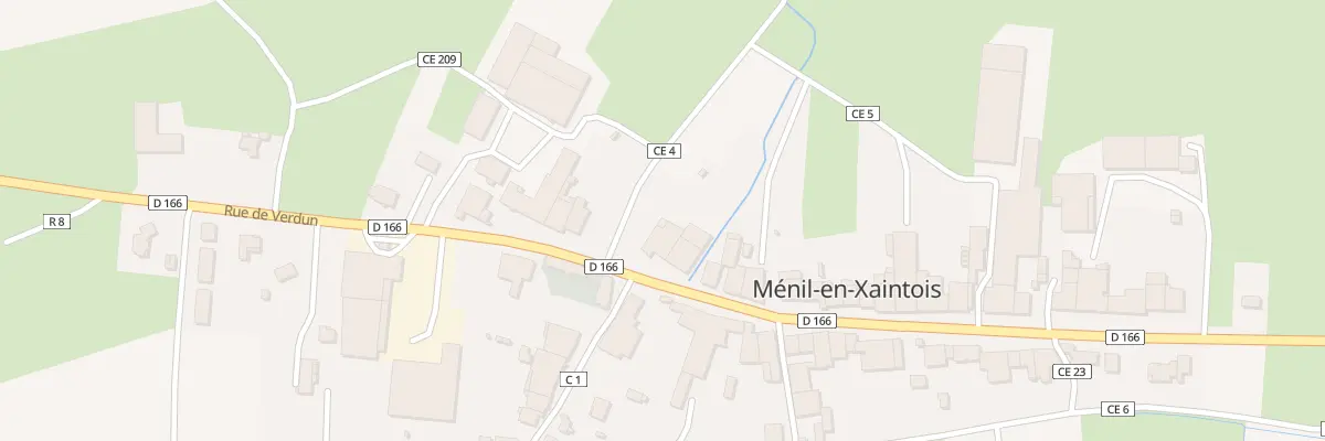 Plan du 624 Rue de Verdun à Ménil-en-Xaintois
