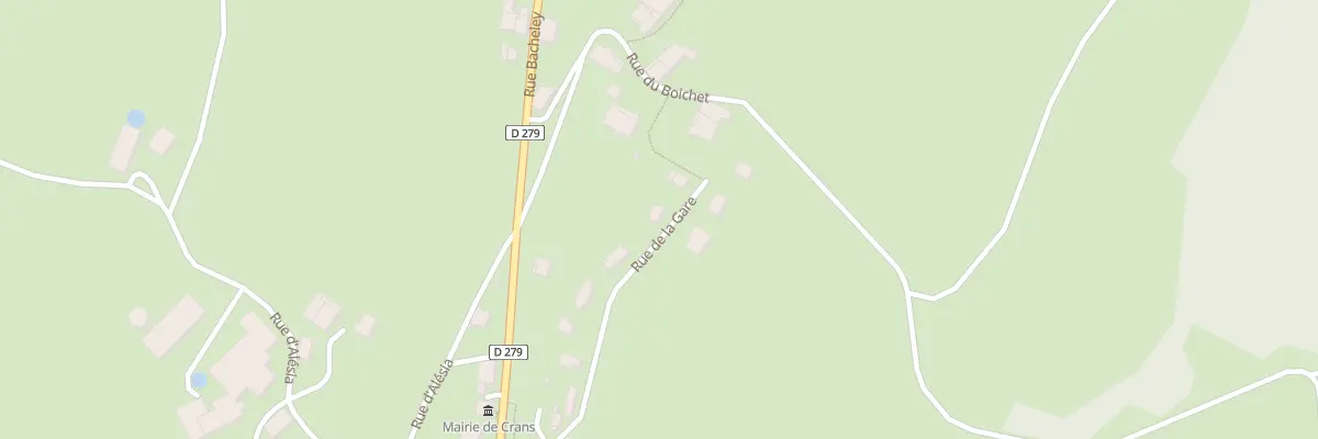 Plan du 232 Rue de la Gare à Crans