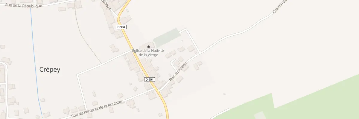 Plan du 5 Rue du Poiron à Crépey
